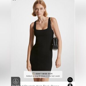 Ribbed Stretch Knit Tank Dress